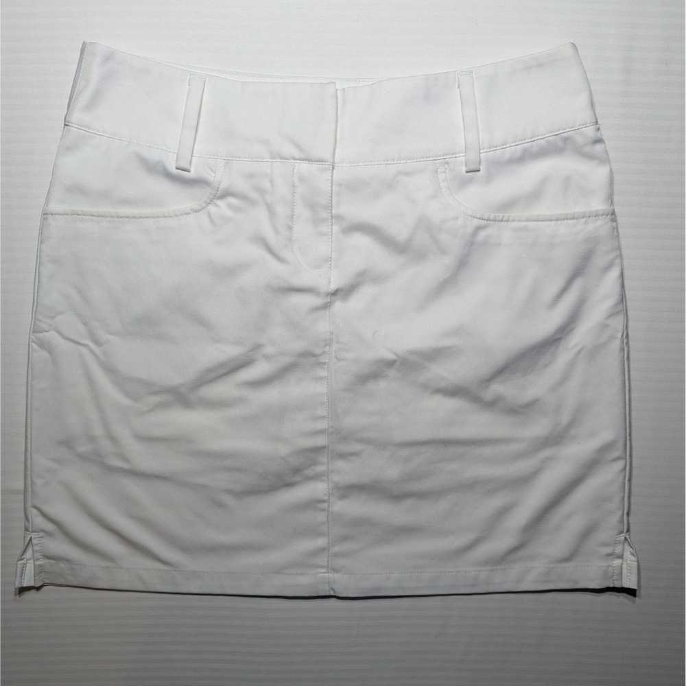 Adidas ClimaCool Golf Skort White Minimalist Athletic Skirt Size 4